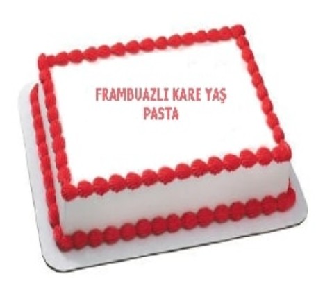 Kaliteli Malzemelerle Hazırlanan 40 Kişilik Frambuazlı Yaş Pasta