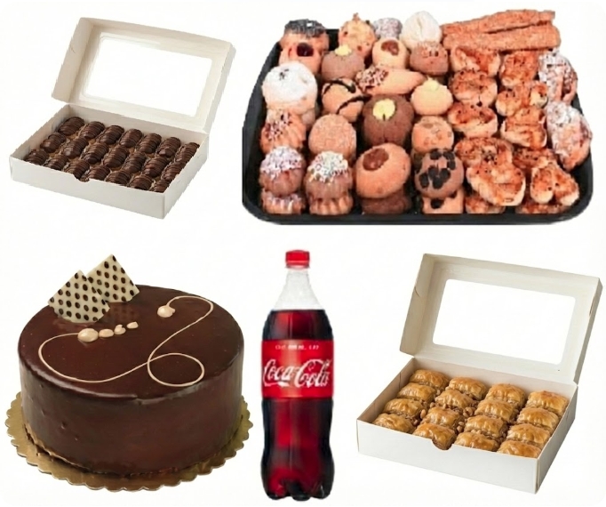 Taze Hazırlanan 5'li Pasta Menüsü