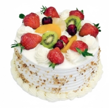 Zengin İçerikli Gurme 6-9 Kişilik Meyveli Pasta